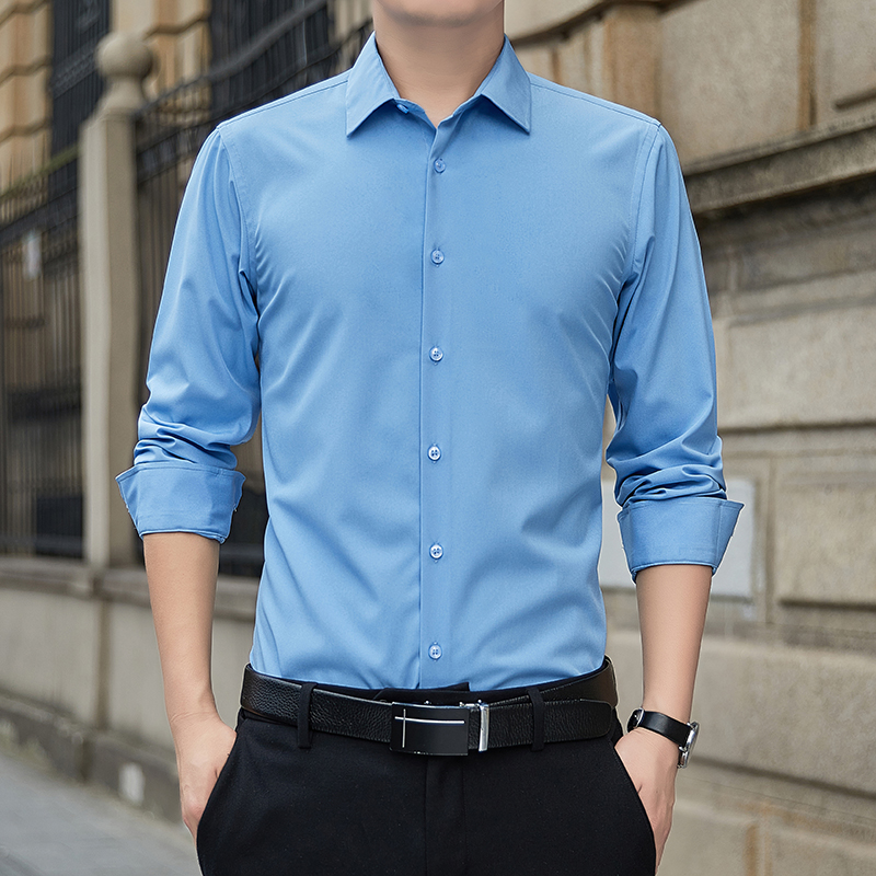 Formal Dress - Men's Formal Dress Shirts Elegant Long