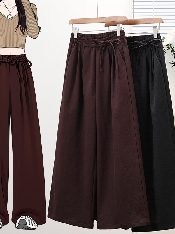 Casual Tailored Wide Leg Pants - Tailored Trouser Wide ulasan dan harga