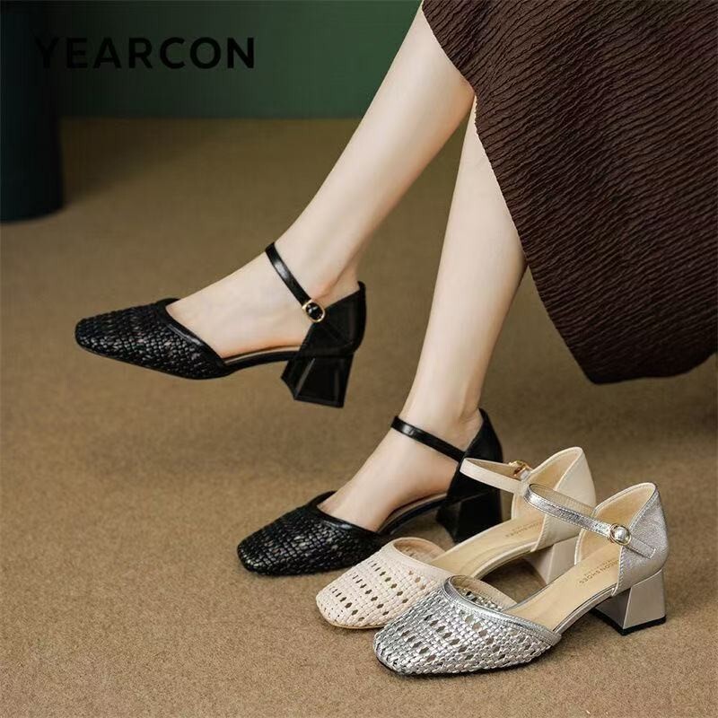 Fashion Woven Hollow Chunky Ro - Formal Dress ulasan dan harga