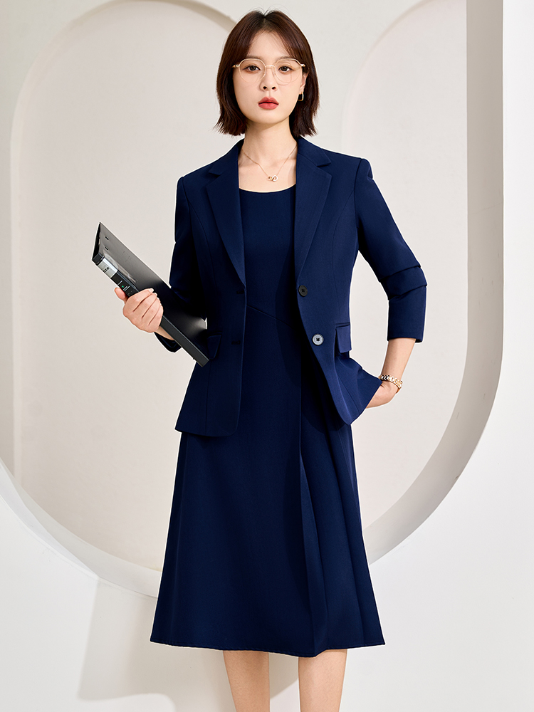 Red Gray Navy Office Ladies Sk - Women'S Red Formal Wear ulasan dan harga